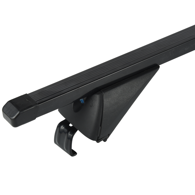 Barras transversales cuadradas de acero universales para vehículos con rieles de techo abiertos