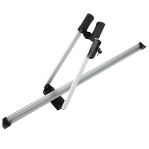 Sistema de transporte de techo para ciclismo, barra de techo vertical de fácil montaje, ligera, portabicicletas de techo montado en la parte superior, 1 bicicleta 