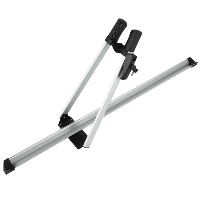Sistema de transporte de techo para ciclismo, barra de techo vertical de fácil montaje, ligera, portabicicletas de techo montado en la parte superior, 1 bicicleta 