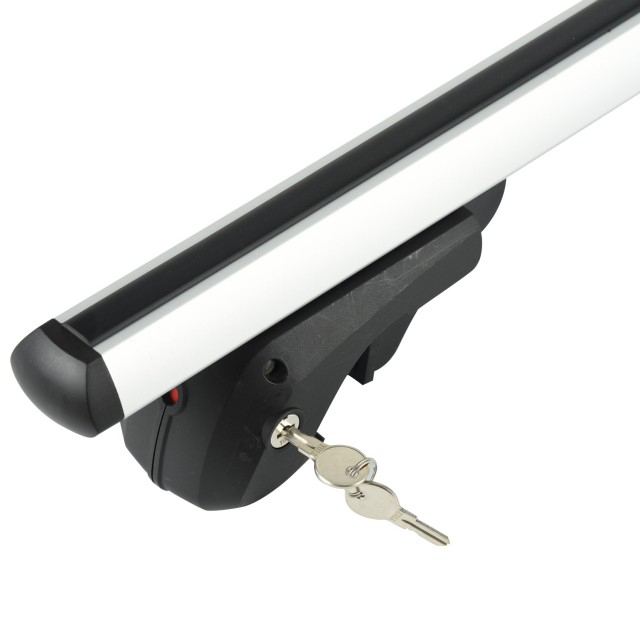 Portaequipajes superior para coche, resistente, antirrobo, ajustable, Universal, para barras transversales abiertas