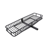Portaequipajes de carga resistente plegable de acero montado en enganche de remolque de 2 pulgadas para SUV, furgonetas, vehículos recreativos y camiones 