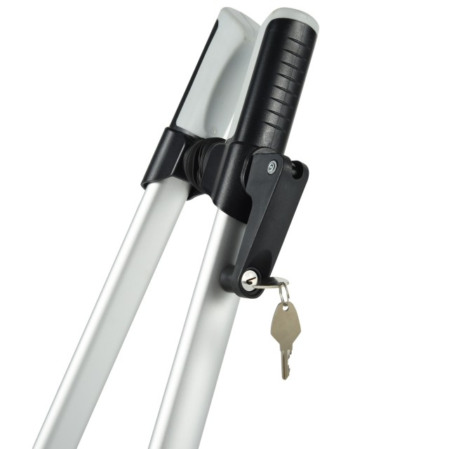 Soporte de rueda de liberación rápida para almacenamiento de bicicletas en la azotea, multifuncional, ligero, con cerradura, montado en el techo 