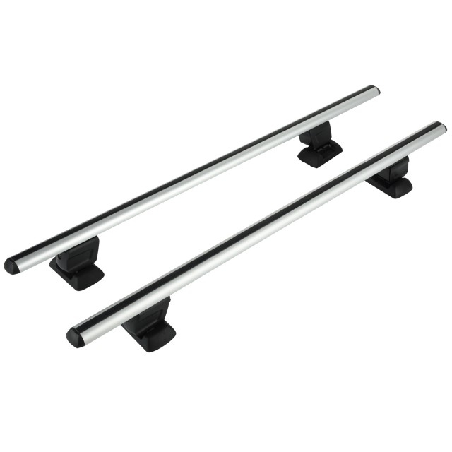 OEM TUV probó barras transversales de portaequipajes de techo resistentes universales de 220 libras con puntos fijos de rieles laterales
