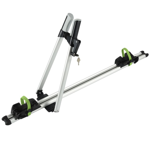Soporte de rueda de liberación rápida para almacenamiento de bicicletas en la azotea, multifuncional, ligero, con cerradura, montado en el techo 
