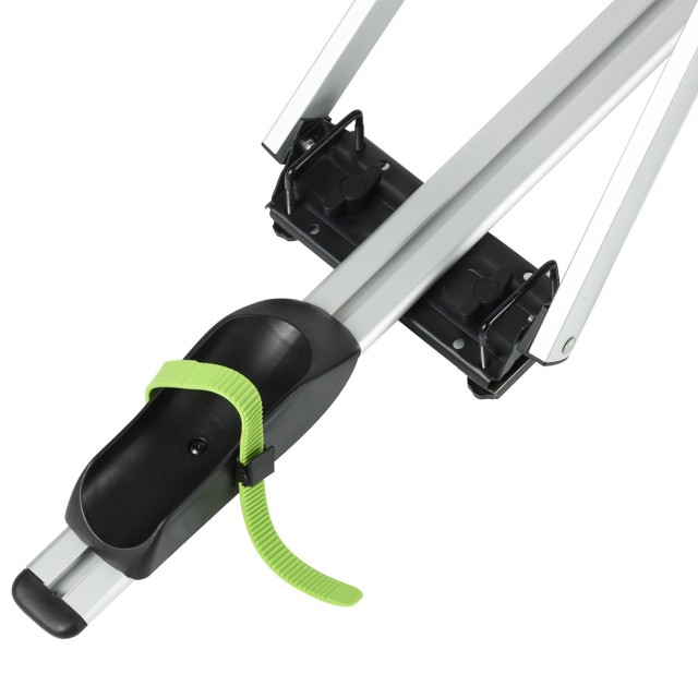 Portabicicletas universal de alta carga, fácil montaje, bloqueo de liberación rápida, vertical, aerodinámico, montado en el techo