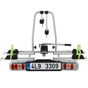 Marco 2 bicicletas eléctricas Bicicletas pesadas Carga máxima 60 kg Portabicicletas E montado en barra de remolque resistente de 50 mm