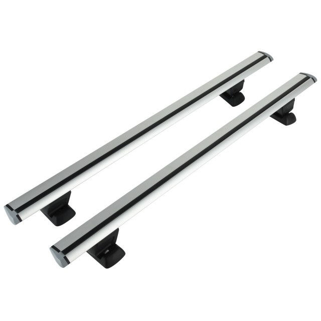 Barras transversales universales con cerradura AERO Max Loading 90kg para punto fijo