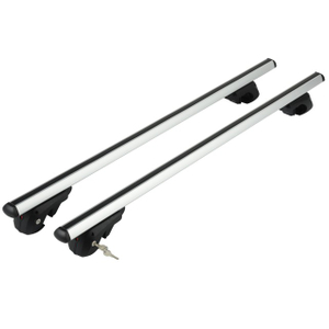 Portaequipajes superior para coche, resistente, antirrobo, ajustable, Universal, para barras transversales abiertas