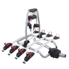 Portaequipajes para 4 bicicletas montado en enganche ajustable, plegable, con bloqueo de 2 pulgadas, para SUV, camiones y sedanes