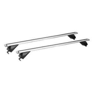 Portaequipajes AERO de carga máxima resistente de aluminio de 90 kg para riel de techo integrado TUV/GS