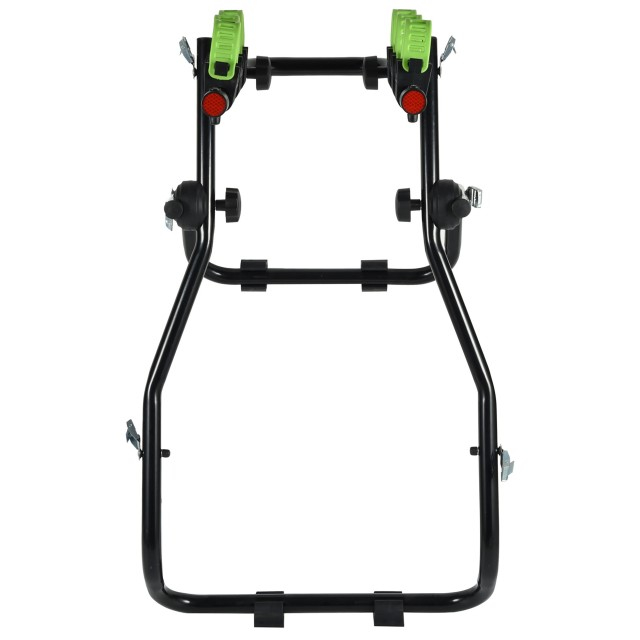 El mejor portabicicletas trasero de acero negro, fácil de instalar, compacto y plegable, para bicicletas de carretera Seden Max 3 con marco Irregular